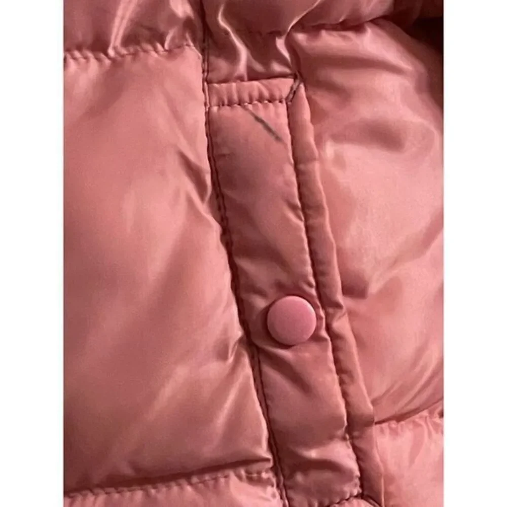 US Polo Assn. Pink‎ Girls Jacket Detachable Hood Size 4 T